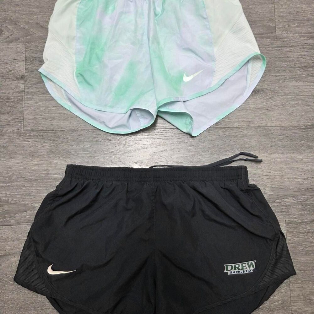 Lot of 2 Women Nike Running Shorts Dri-FIT Pastel XS + Drew Rangers Black